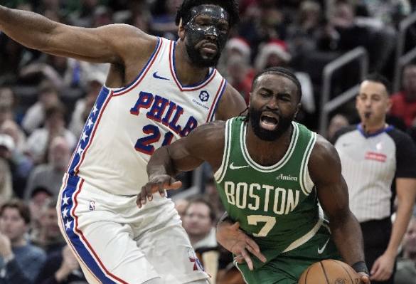 76人加时惜败凯尔特人，西蒙斯35分